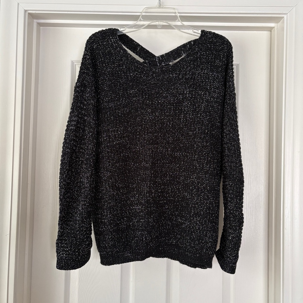 Forever 21 criss-cross back sweater, relaxed fit, S